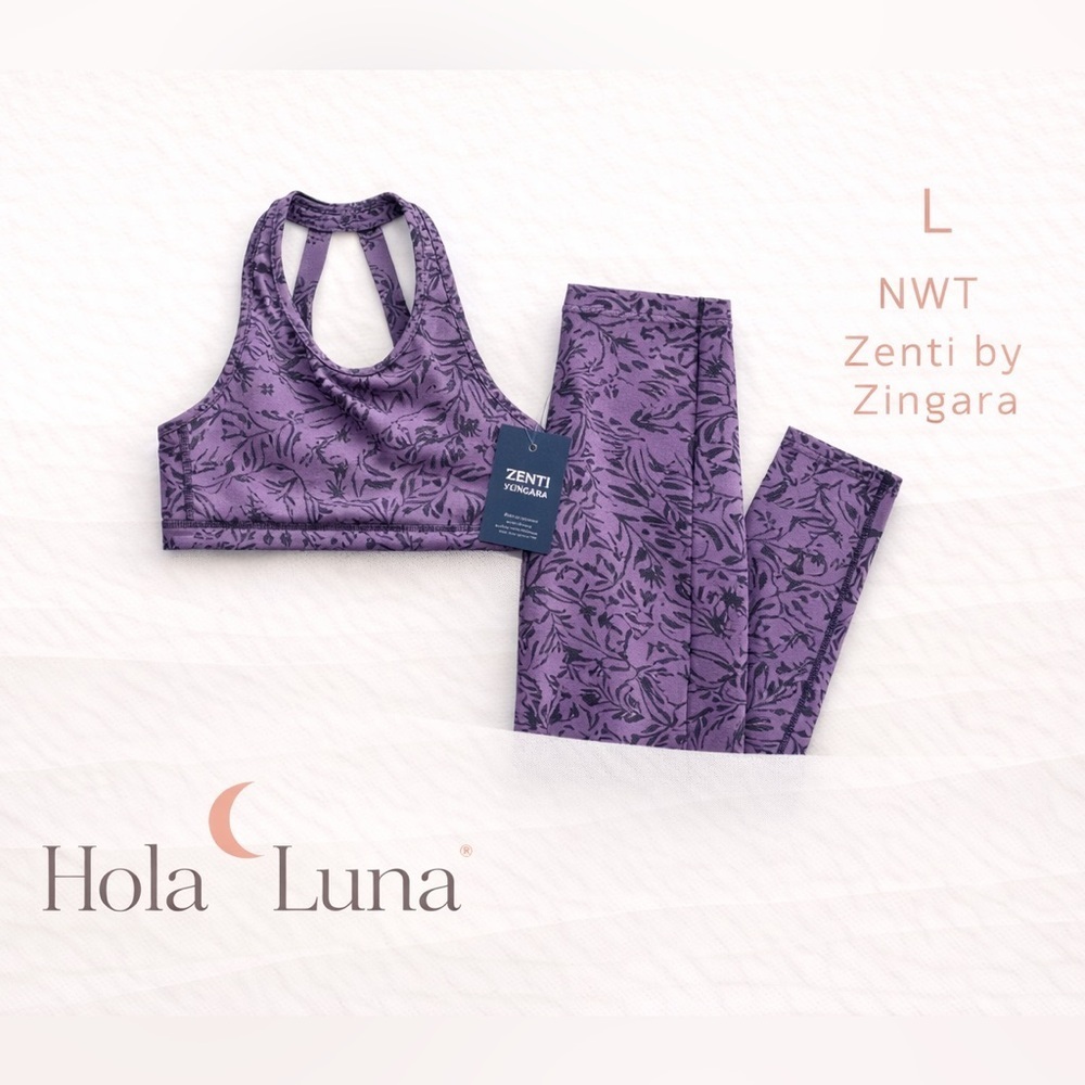 ZENTI BY ZÍNGARA MATCHING WORKOUT SET MARIPOSA BUTTERFLY